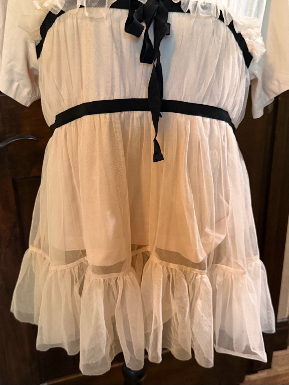 Anthropologie tiered bow tulle t-shirt-New with tag! - Picture 3 of 8